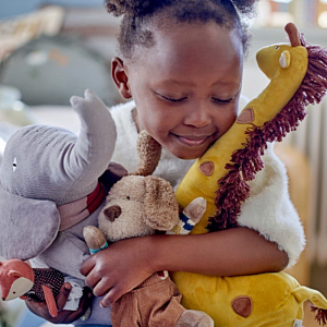 Мягкая игрушка Bloomingville MINI "Собачка Teo", коричневая, 33 см